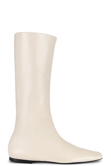The Row Bette Boot In Ivory