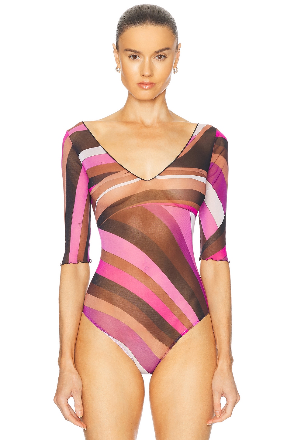 EMILIO PUCCI SHORT SLEEVE BODYSUIT