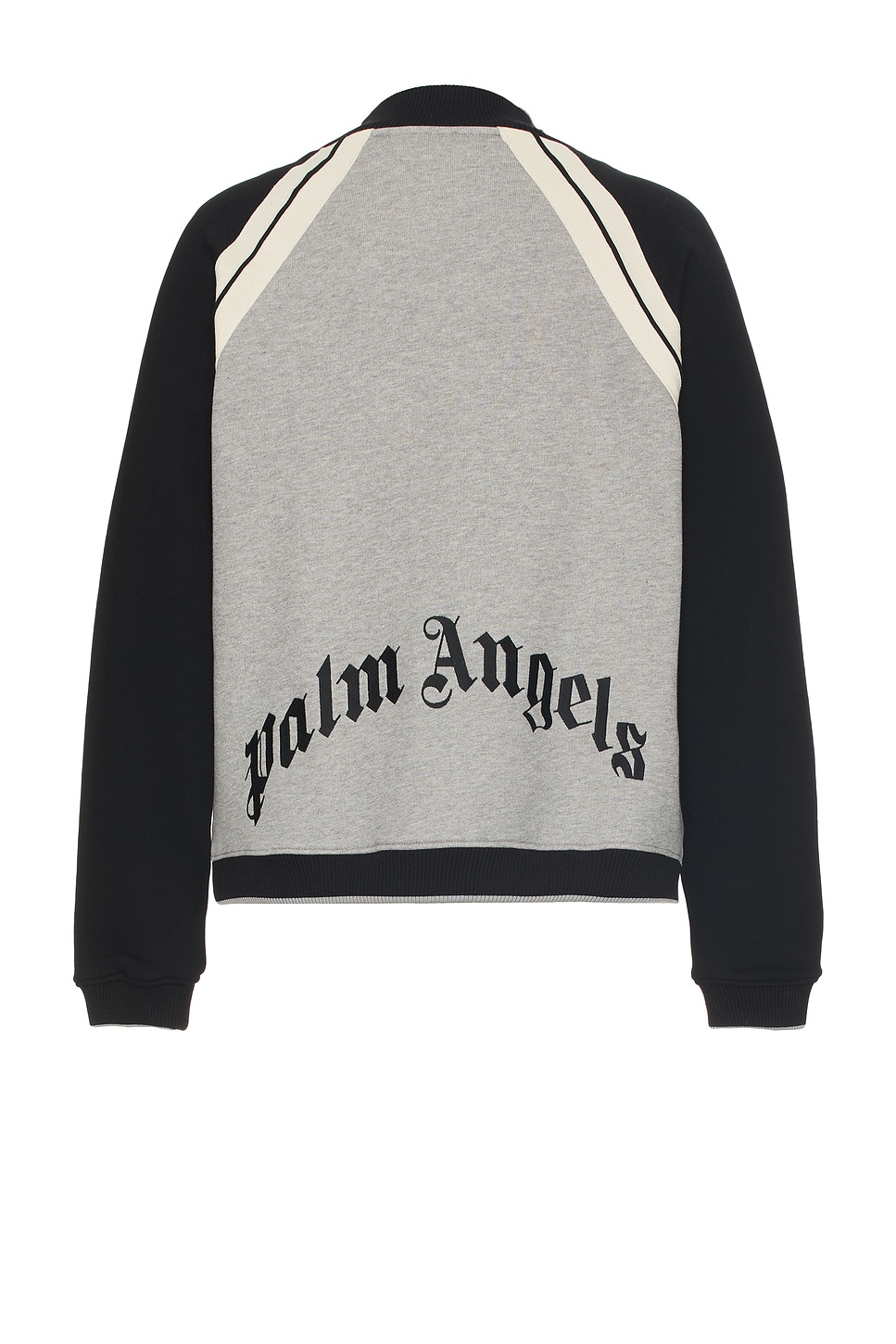 PALM ANGELS CURVED LOGO TRACK VARSITY JACKET