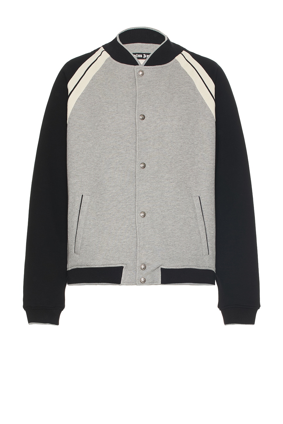 PALM ANGELS CURVED LOGO TRACK VARSITY JACKET