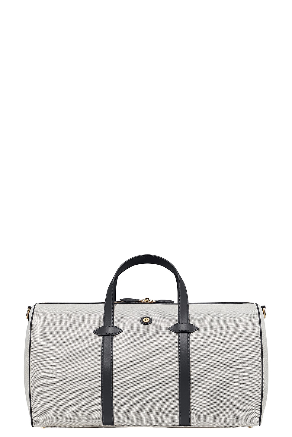 Main Line Embroidered Duffle Bag in Black